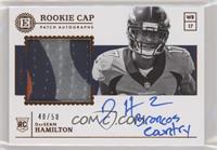 Rookie Cap Patch Autograph - DaeSean Hamilton #/50