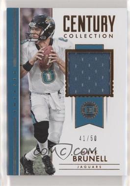 2018 Panini Encased - Century Collection #CC-MB - Mark Brunell /50