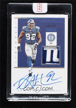 2018 Panini Encased - Legendary Swatch Signatures - Diamond #LSS-MS - Michael Strahan /1 [Uncirculated]