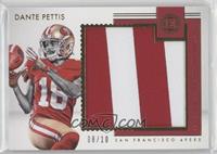 Dante Pettis #/10