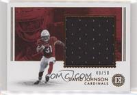 David Johnson #/50