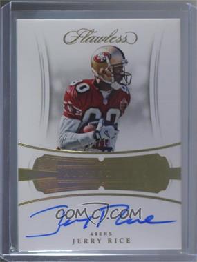 2018 Panini Flawless - All-Pro Ink #AP-JR - Jerry Rice /10