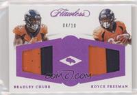 Bradley Chubb, Royce Freeman #/10