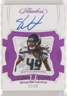 2018 Panini Flawless - Flawless Rookie Signatures - Ruby #RCS-SG - Shaquem Griffin /15