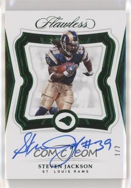 2018 Panini Flawless - Flawless Signatures - Emerald #FS-SJ - Steven Jackson /2