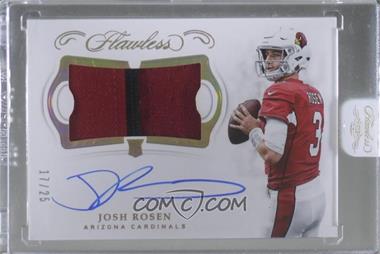 2018 Panini Flawless - Rookie Patch Autographs #RPA-JR - Josh Rosen /25 [Uncirculated]