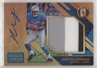 Rookie Jersey Autographs Jumbo Prime - Kerryon Johnson #/49