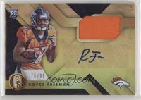 Rookie Jersey Autographs - Royce Freeman #/99