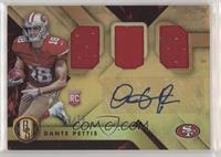 Rookie Jersey Autographs Triple - Dante Pettis #/75