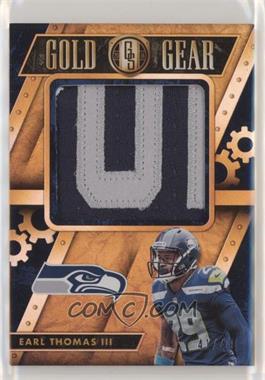 2018 Panini Gold Standard - Gold Gear - Prime #GG-27 - Earl Thomas III /49