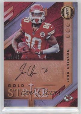 2018 Panini Gold Standard - Gold Strike - Platinum #GS-JC - Jehu Chesson /49