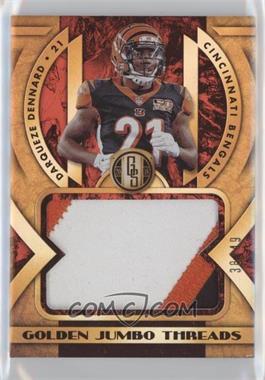 2018 Panini Gold Standard - Golden Jumbo Threads - Prime #GJ-43 - Darqueze Dennard /49