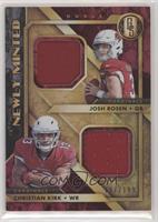 Christian Kirk, Josh Rosen [Noted] #/199