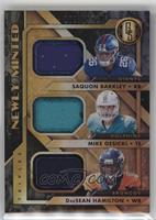 DaeSean Hamilton, Mike Gesicki, Saquon Barkley #/199