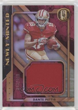 2018 Panini Gold Standard - Newly Minted Memorabilia #16 - Dante Pettis /199