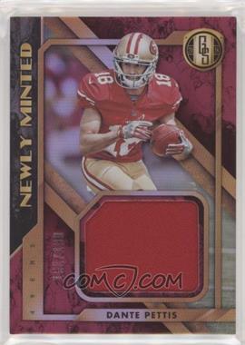 2018 Panini Gold Standard - Newly Minted Memorabilia #16 - Dante Pettis /199