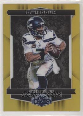 2018 Panini Honors - [Base] - Gold #30 - Russell Wilson /75