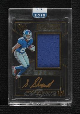 2018 Panini Honors - Recollection Collection Autographs #16BG-GD-SS - Sterling Shepard (2016 Black Gold Grand Debut) /4 [Buyback]