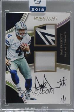 2018 Panini Honors - Recollection Collection Autographs #679 - Dak Prescott /1 [Buyback]