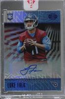 Rookie Signs - Luke Falk [Uncirculated] #/100