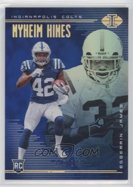 2018 Panini Illusions - [Base] - Trophy Collection Blue #33 - Edgerrin James, Nyheim Hines /249