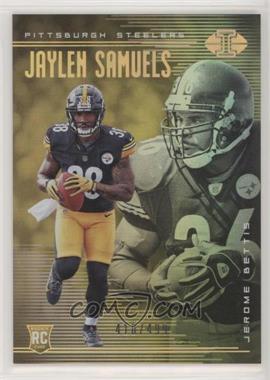 2018 Panini Illusions - [Base] - Trophy Collection Gold #17 - Jaylen Samuels, Jerome Bettis /499