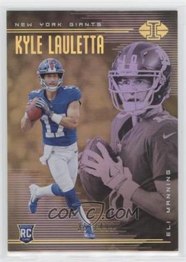 2018 Panini Illusions - [Base] - Trophy Collection Gold #24 - Kyle Lauletta, Eli Manning /499