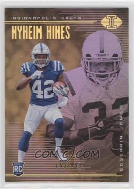 2018 Panini Illusions - [Base] - Trophy Collection Gold #33 - Edgerrin James, Nyheim Hines /499