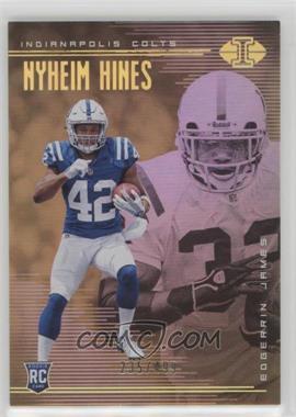 2018 Panini Illusions - [Base] - Trophy Collection Gold #33 - Edgerrin James, Nyheim Hines /499