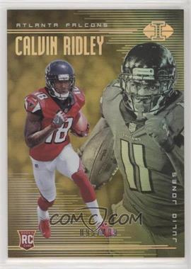 2018 Panini Illusions - [Base] - Trophy Collection Gold #4 - Calvin Ridley, Julio Jones /499