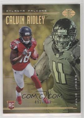 2018 Panini Illusions - [Base] - Trophy Collection Gold #4 - Calvin Ridley, Julio Jones /499