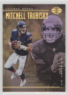 2018 Panini Illusions - [Base] - Trophy Collection Gold #41 - Mitchell Trubisky, Jim Harbaugh /499