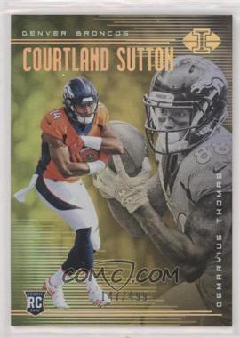 2018 Panini Illusions - [Base] - Trophy Collection Gold #6 - Courtland Sutton, Demaryius Thomas /499