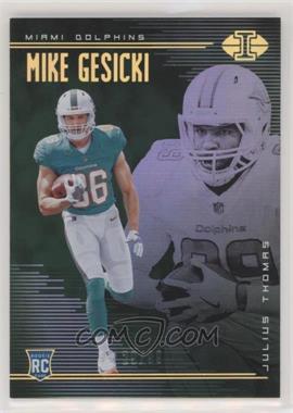 2018 Panini Illusions - [Base] - Trophy Collection Green #30 - Mike Gesicki, Julius Thomas /99