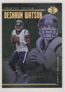 2018 Panini Illusions - [Base] - Trophy Collection Green #46 - Deshaun Watson, Matt Schaub /99