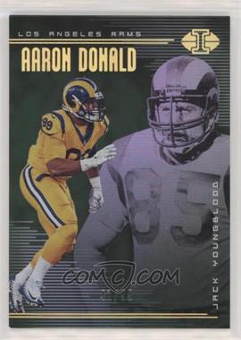 2018 Panini Illusions - [Base] - Trophy Collection Green #68 - Aaron Donald, Jack Youngblood /99