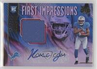 First Impressions Autograph Memorabilia - Kerryon Johnson #/399