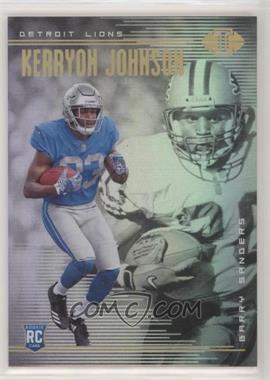 2018 Panini Illusions - [Base] #23 - Kerryon Johnson, Barry Sanders