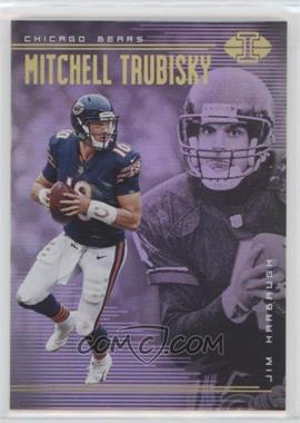 2018 Panini Illusions - [Base] #41 - Mitchell Trubisky, Jim Harbaugh