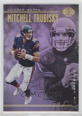 2018 Panini Illusions - [Base] #41 - Mitchell Trubisky, Jim Harbaugh