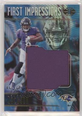 2018 Panini Illusions - First Impressions Memorabilia #FI-LJ - Lamar Jackson /149