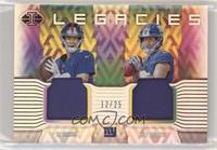 Eli Manning, Kyle Lauletta #/25