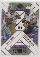 Ezekiel Elliott, LaDainian Tomlinson #/99