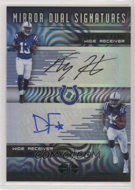 2018 Panini Illusions - Mirror Dual Signatures - Green #MDS-HF - T.Y. Hilton, Daurice Fountain /5