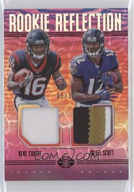 2018 Panini Illusions - Rookie Reflection Dual Patch - Red #RR-KJ - Keke Coutee, Jaleel Scott /10