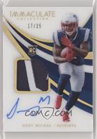 Rookie Patch Autographs - Sony Michel #/25