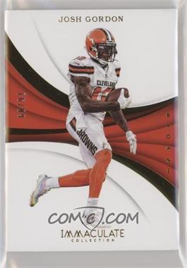 2018 Panini Immaculate Collection - [Base] #22 - Josh Gordon /99