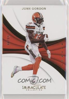 2018 Panini Immaculate Collection - [Base] #22 - Josh Gordon /99