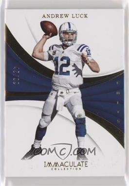 2018 Panini Immaculate Collection - [Base] #30 - Andrew Luck /99