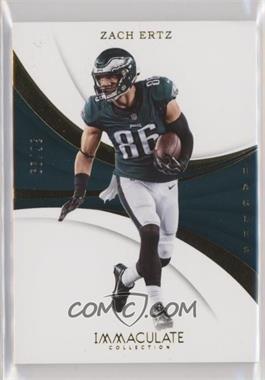 2018 Panini Immaculate Collection - [Base] #50 - Zach Ertz /99